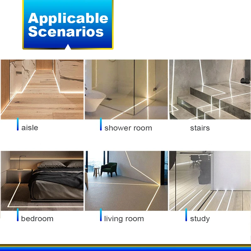 led strip profile application room led strip profile application room