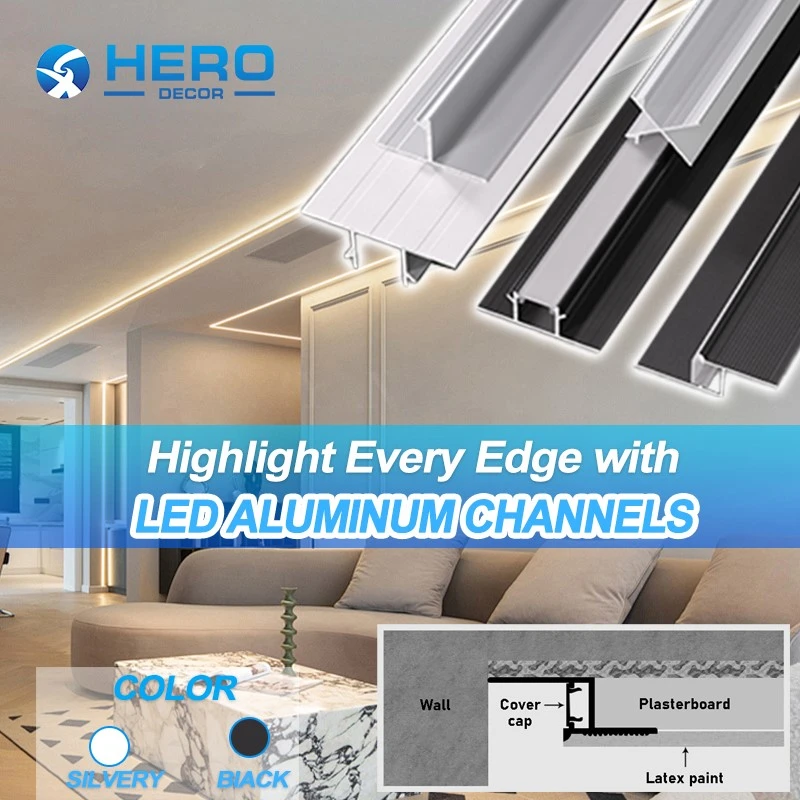 Architectural wall panel LED profile integrated with panel system Architectural wall panel LED profile integrated with panel system